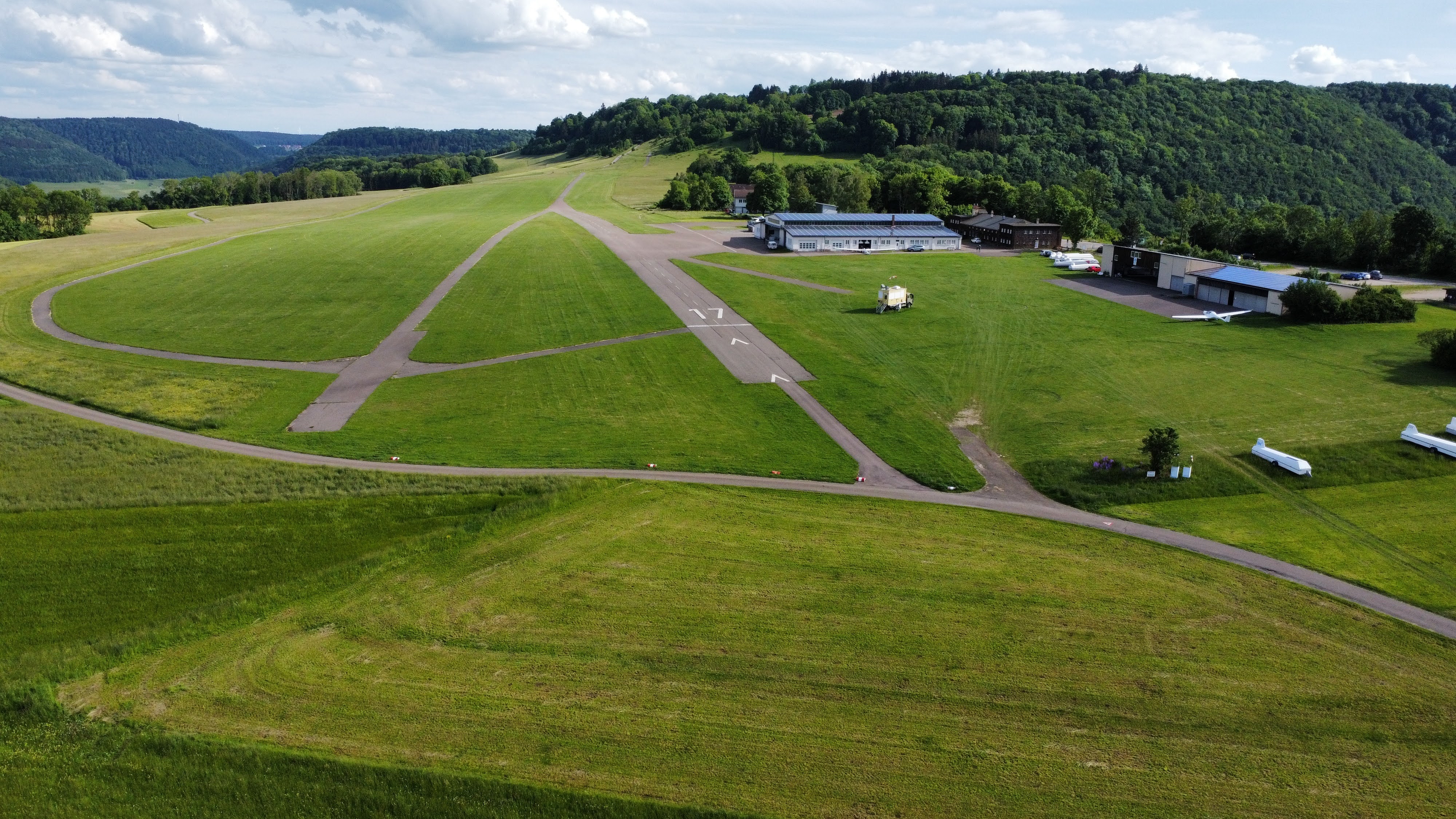 Segelflugzeuge am Hornberg